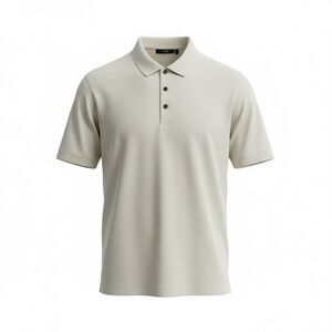 Theory Men's Light Beige Polo Shirt